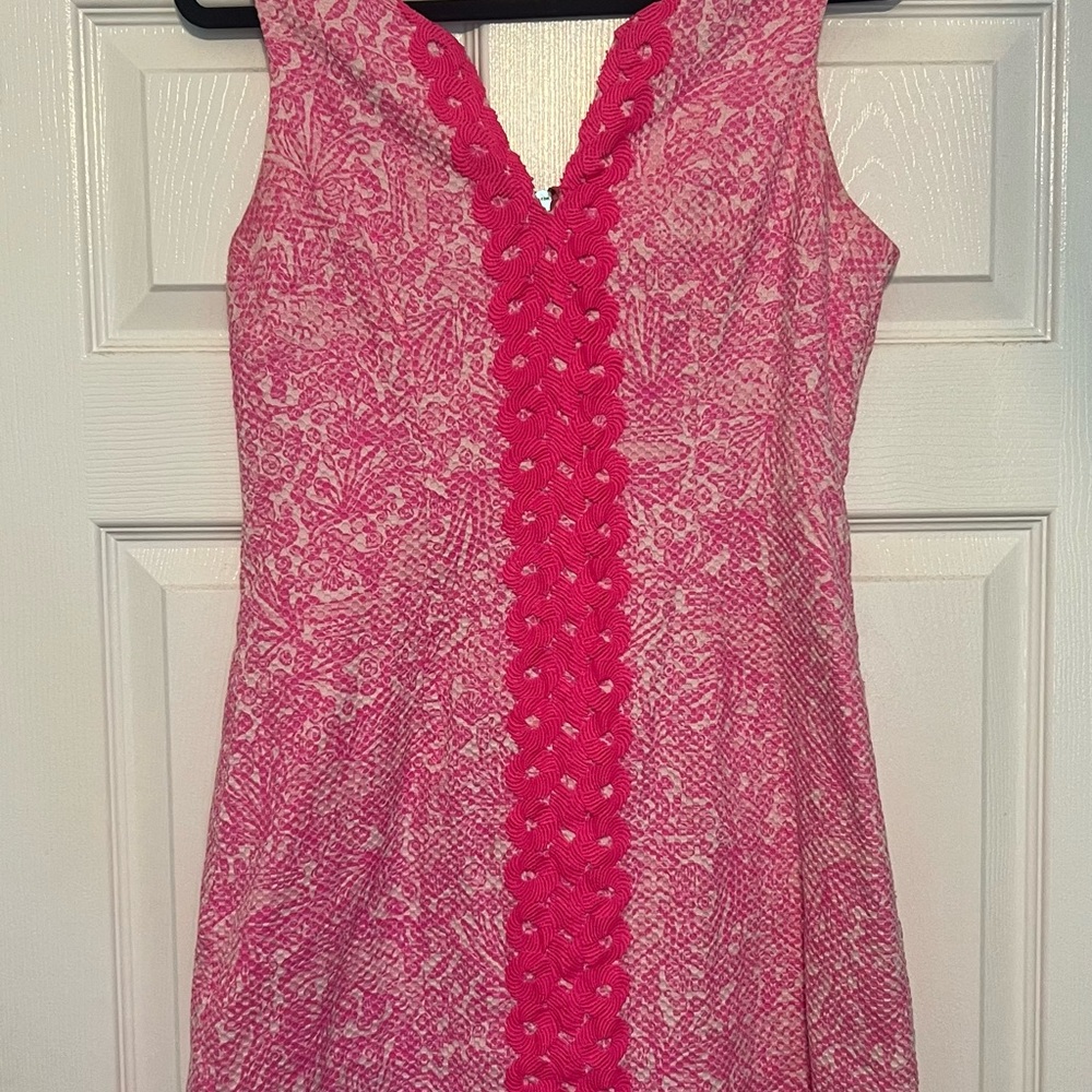 Lilly Pulitzer Pink Lace Mini Dress